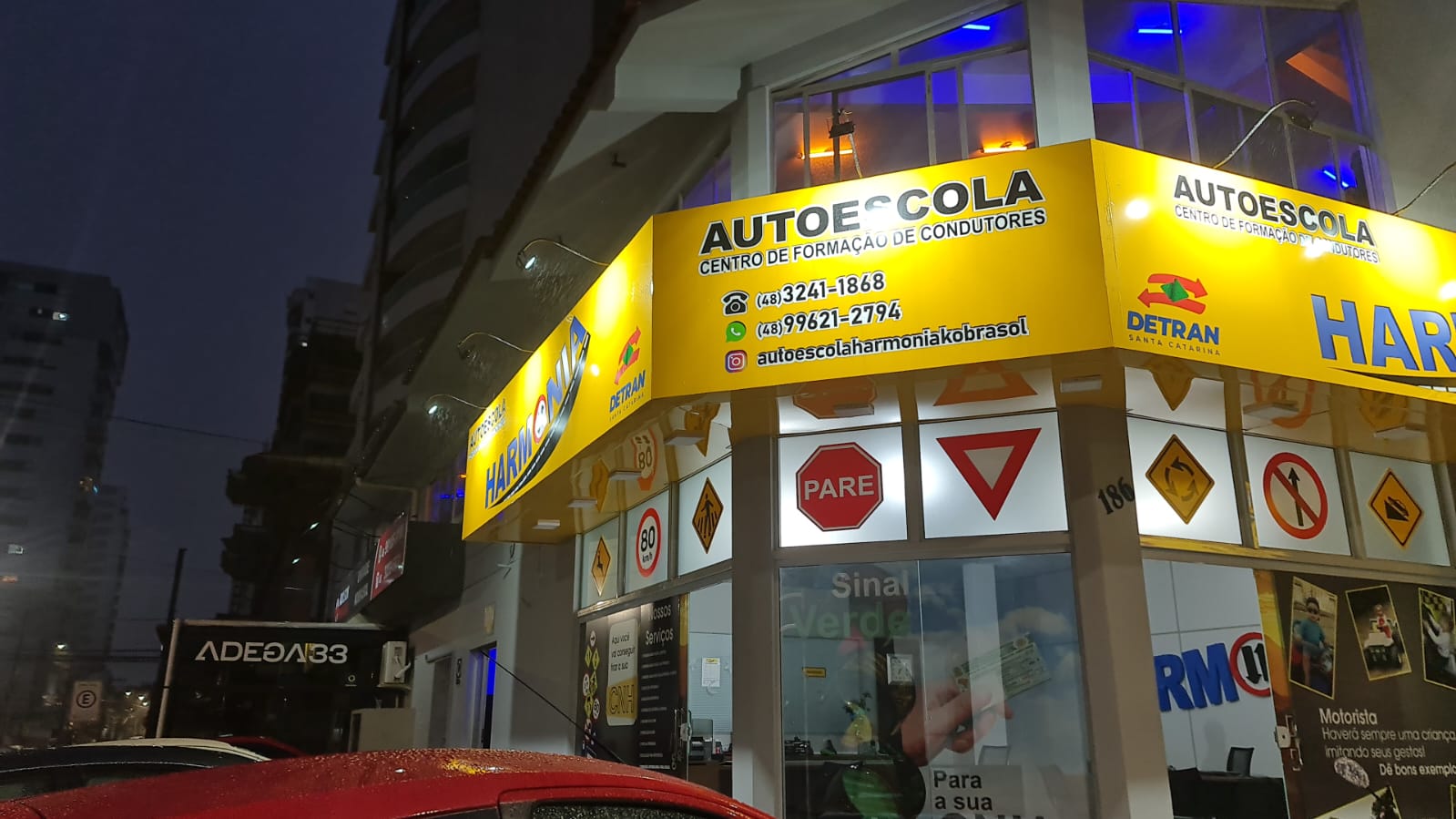 Placa Autoescola São José a